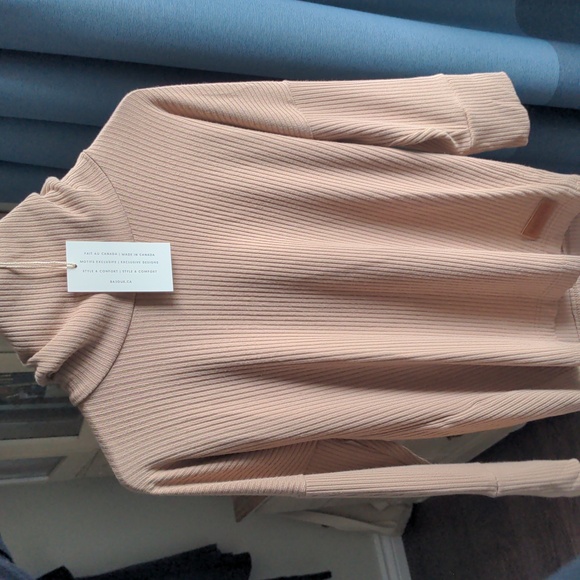 Grow-with-me turtleneck Bajoue ribbed long-sleeved top, stretchy, bamboo, winter - Picture 3 of 13